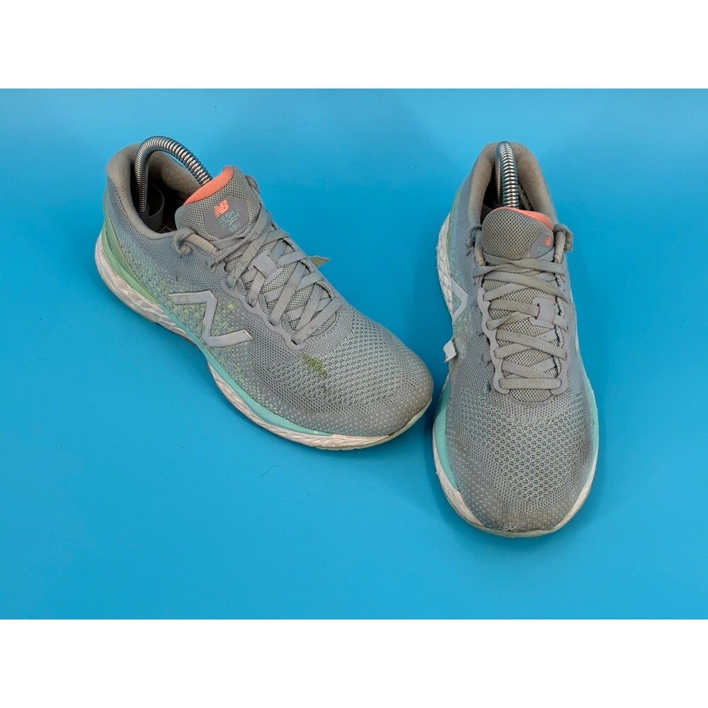 New Balance Fresh Foam 880 v10 Women’s 8 B Gray Mint Running Shoes W880G10 READ